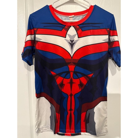 My Hero Academia Anime Graphic T-Shirt Cosplay Costume Men's Skintight Tee Med - Picture 1 of 3